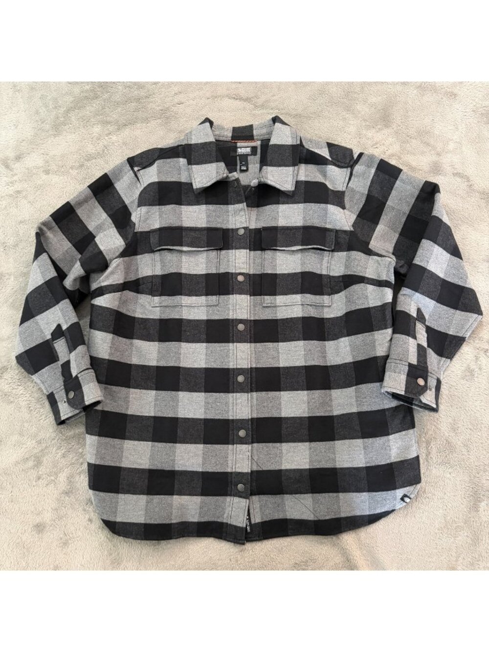 Alaskan Hardgear Crosshaul Buffalo Plaid Shirt Jacket Shacket Womens 1X 1XL